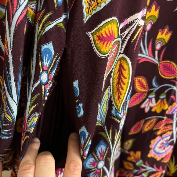 🌟Host Pick- ANTHROPOLOGIE Lori Paisley Floral Print Long Sleeve Tunic Dress - Picture 8 of 9